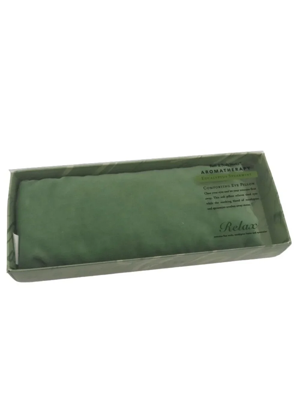 Bath and Body Works Aromatherapy Eucalyptus Spearmint Comforting Eye Pillow NEW